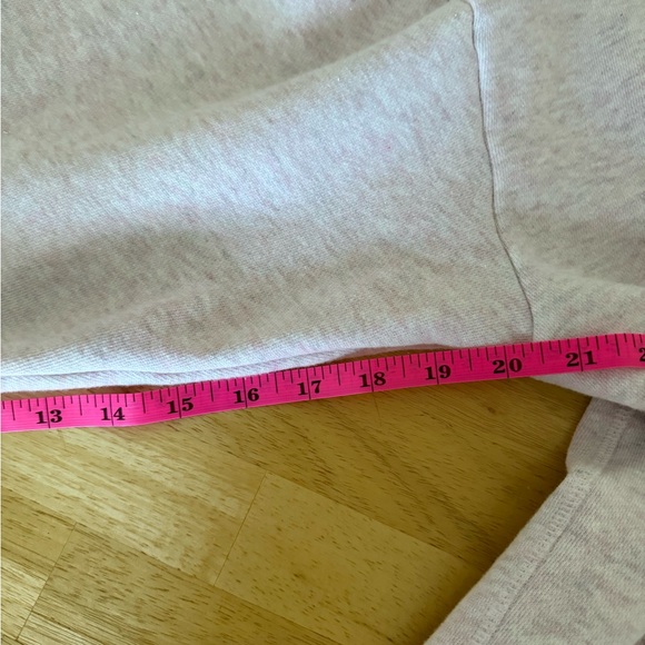 PINK Victoria's Secret Campus Fleece Oversized Crew Sweatshirt - Picture 7 of 8